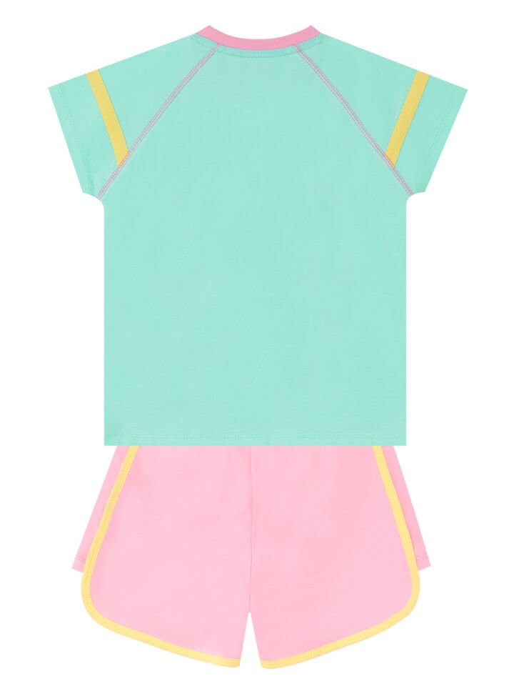 Kalpler Kız Çocuk T-shirt Şort Takım 8 Y - Pembe