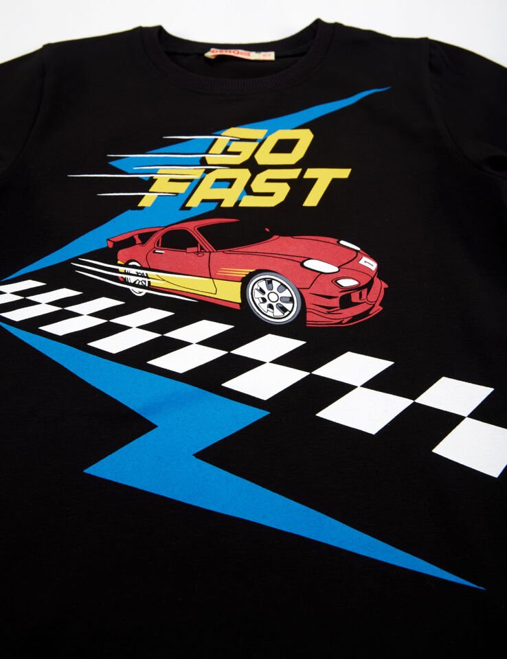 Go Fast Erkek Çocuk Pantolon Takım 9 Y - Siyah