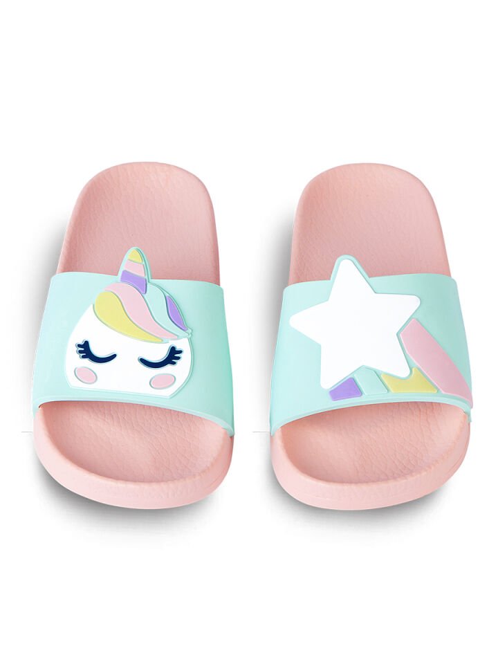 Unicorn Kız Çocuk Terlik 26 N - Pembe