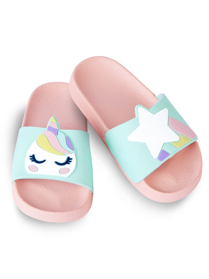 Unicorn Kız Çocuk Terlik 26 N - Pembe