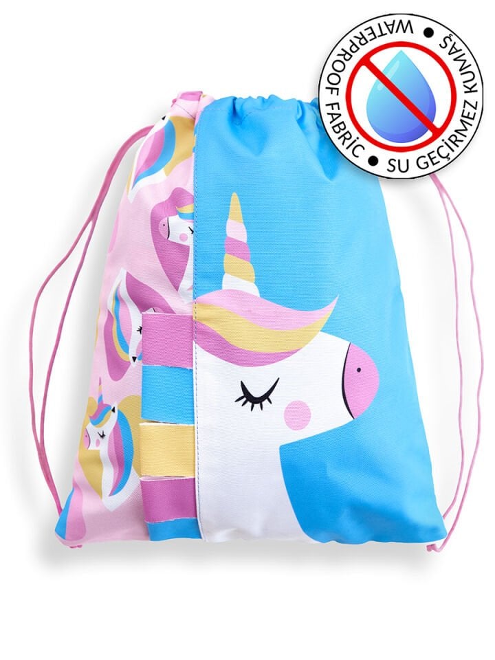Unicorn Kız Çocuk Sırt-Plaj Çantası