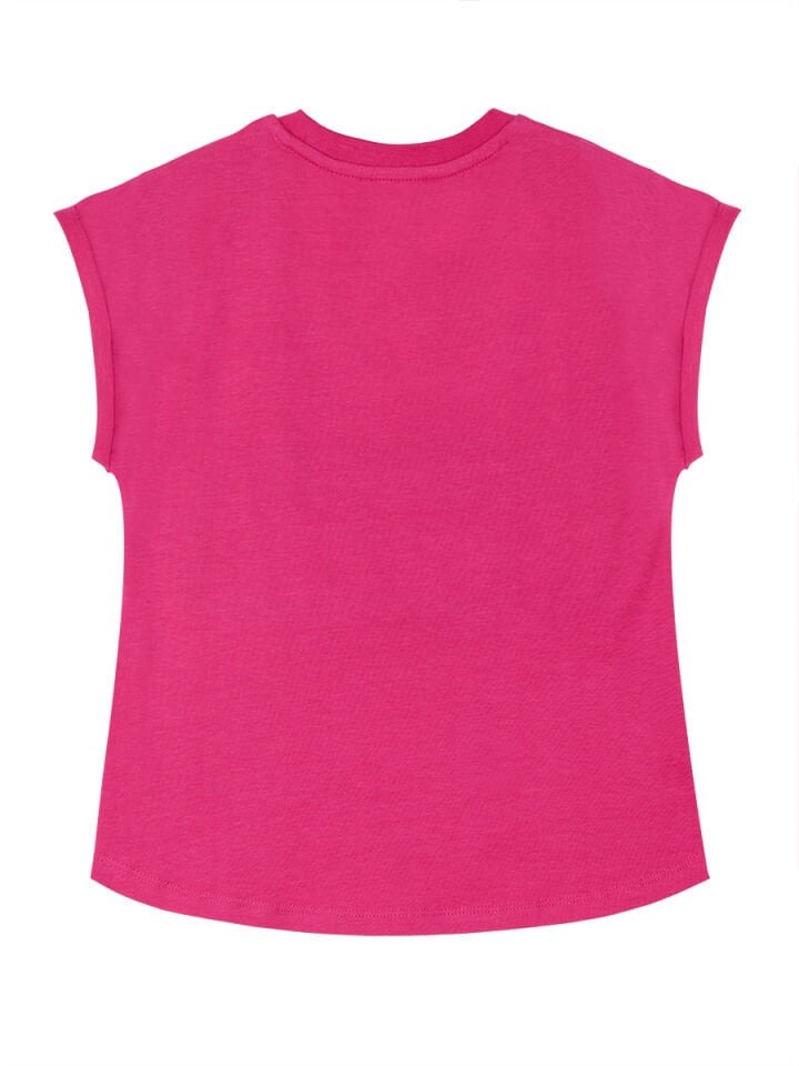 Unicorn Çantalı Kız Çocuk T-shirt Takım