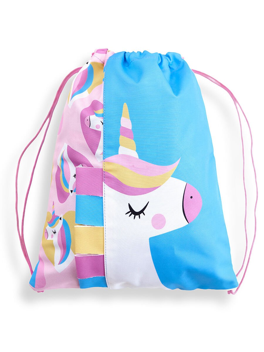 Unicorn Kız Çocuk Sırt-Plaj Çantası Standart - Pembe