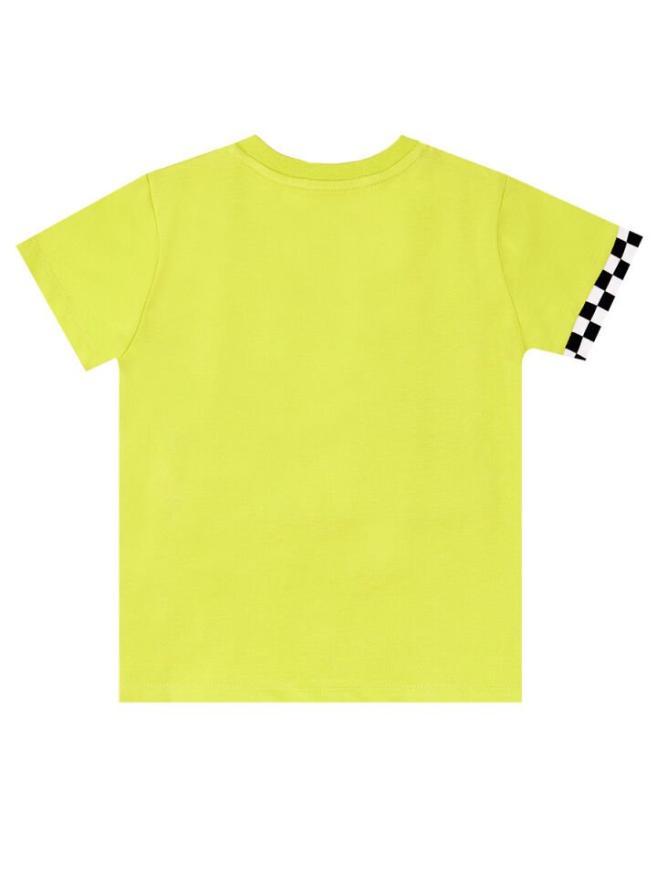 Motosiklet Turu Erkek Çocuk T-Shirt Şort Takım 5 Y - Yeşil, Haki