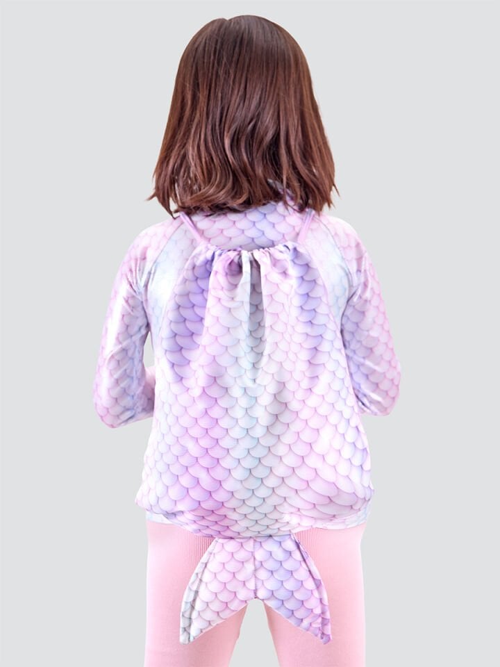 Denizkızı Kız Çocuk Pembe Sırt-Plaj Çantası