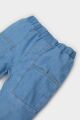 Erkek Bebek Beli Lastikli Jean Pantolon