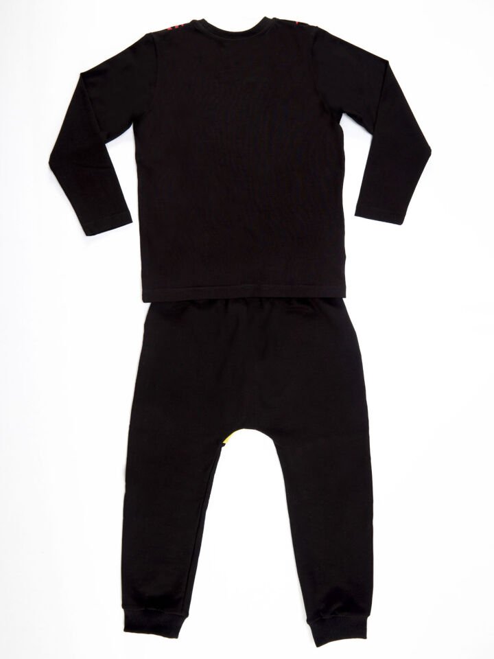 Hey Boom Erkek Çocuk T-shirt Pantolon Takım 10 Y - Siyah