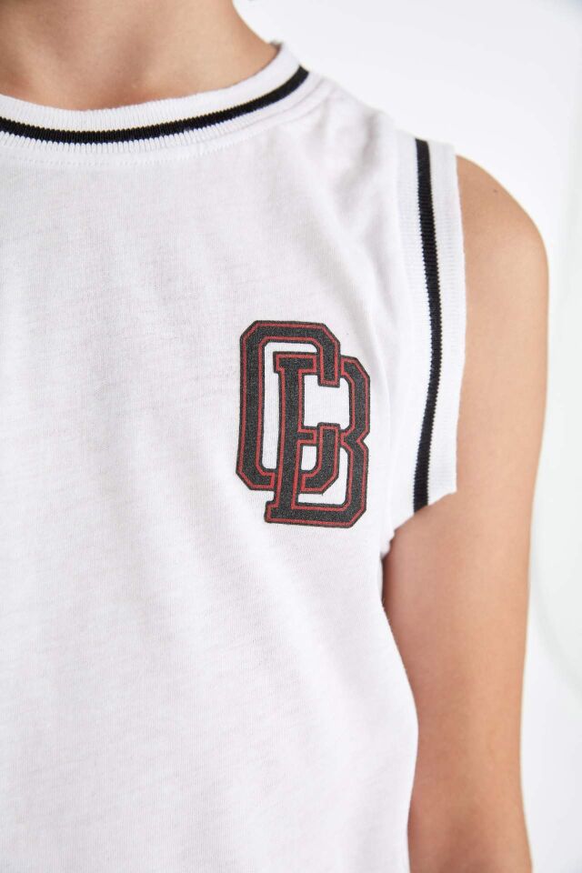 Erkek Çocuk NBA Chicago Bulls Bisiklet Yaka Atlet
