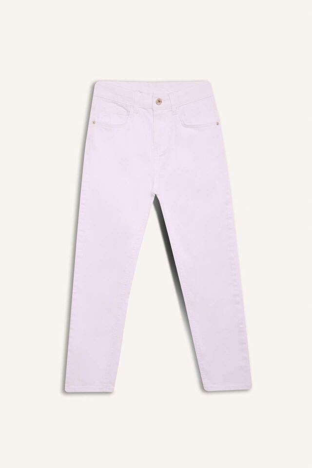 Erkek Çocuk 23 Nisan Çocuk Bayramı Straight Fit Düz Paça Basic Düz Jean Pantolon