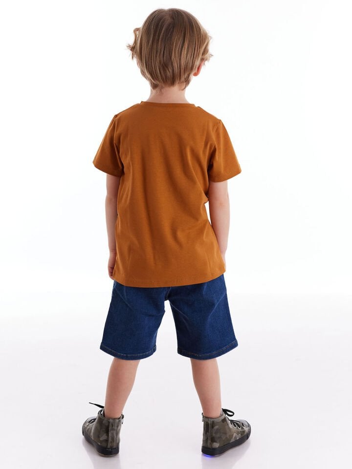 Dj Erkek Çocuk T-shirt Denim Şort Takım