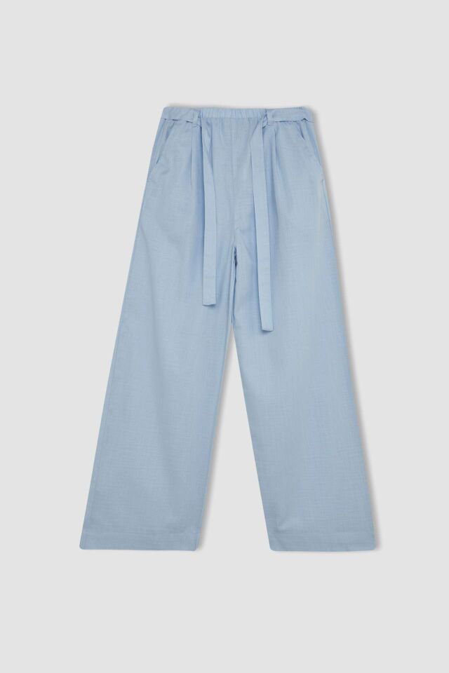 Kız Çocuk Wide Leg Geniş Bol Paça Pamuklu Pantolon