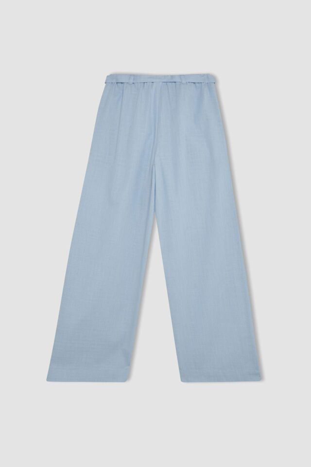 Kız Çocuk Wide Leg Geniş Bol Paça Pamuklu Pantolon