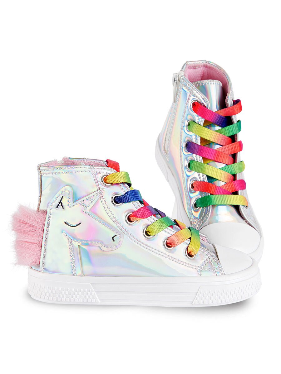 Unicorn Hologramlı Kız Sneakers 33 N - Hologram