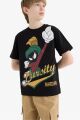 Erkek Çocuk Looney Tunes Bisiklet Yaka Kısa Kollu Tişört