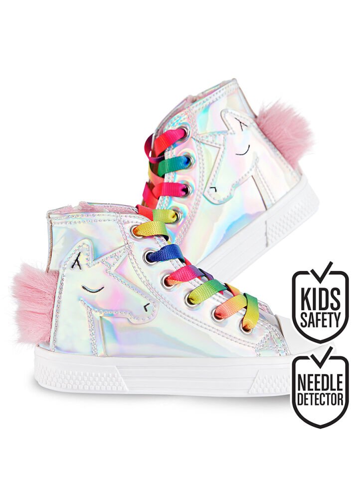 Unicorn Hologramlı Kız Sneakers 26 N - Hologram