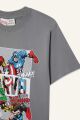 Erkek Çocuk Marvel Comics Bisiklet Yaka Kısa Kollu Tişört