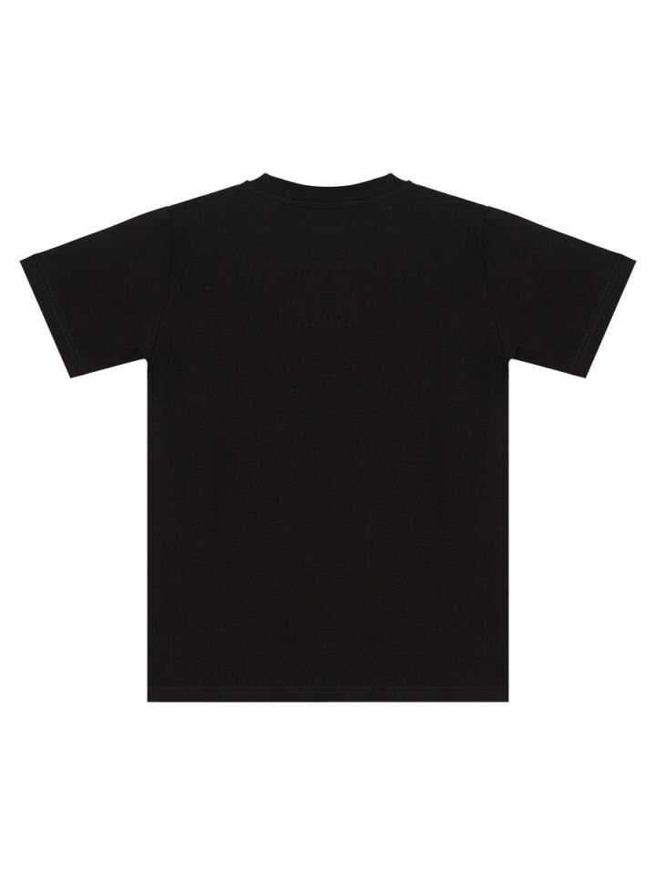 Bisiklet Erkek Çocuk T-shirt Kapri Şort Takım 10 Y - Siyah