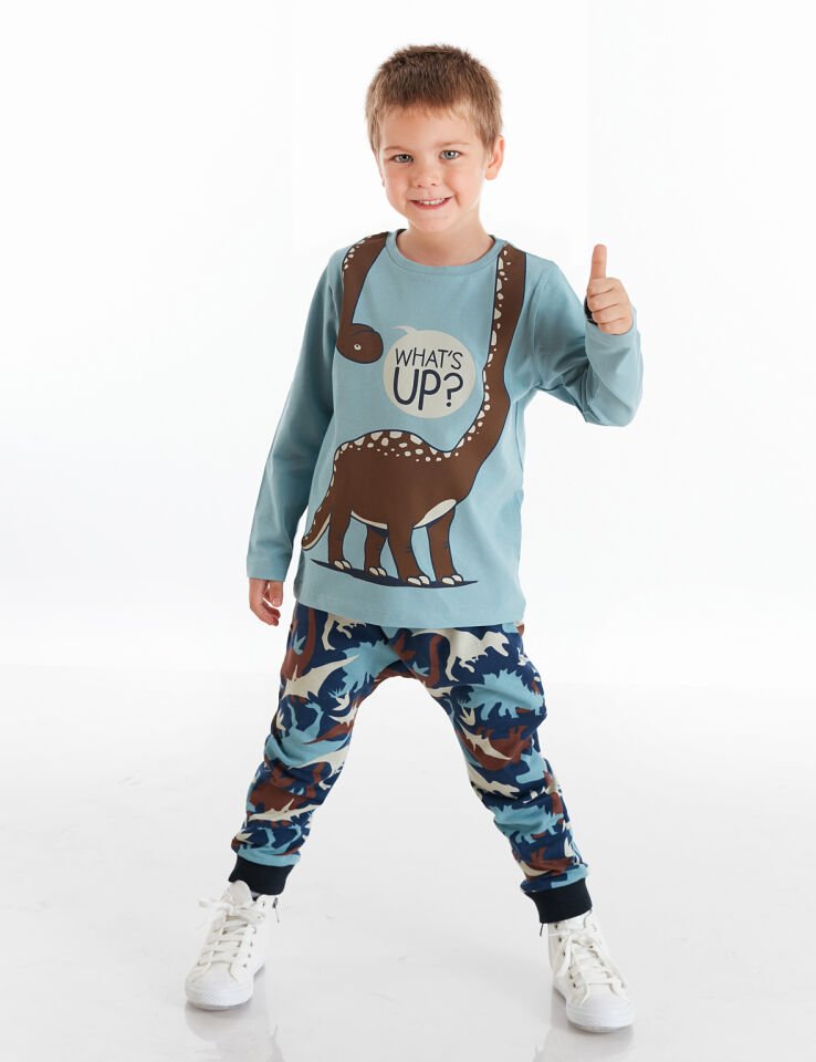 Titan Erkek Çocuk T-shirt Pantolon Takım 3 Y