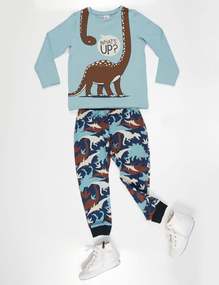 Titan Erkek Çocuk T-shirt Pantolon Takım 4 Y