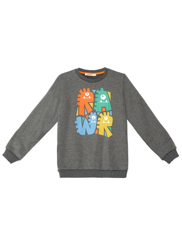 Rawr Tırtırlı Erkek Çocuk Antrasit Eşofman Takım