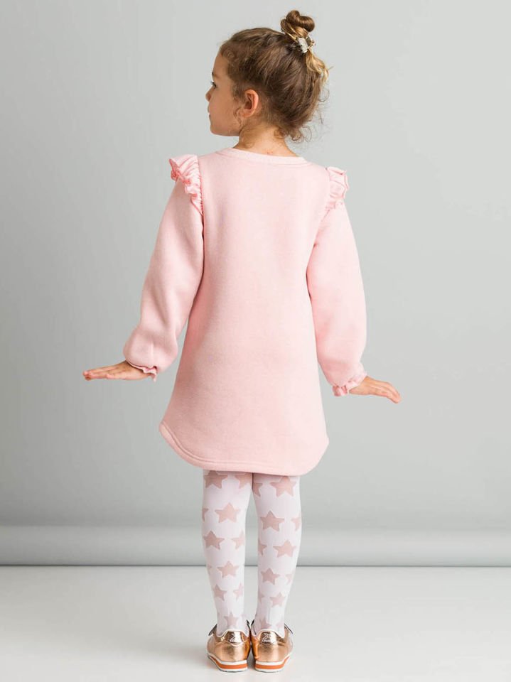Cute Donut Kız Çocuk Elbise 8 Y - Pembe