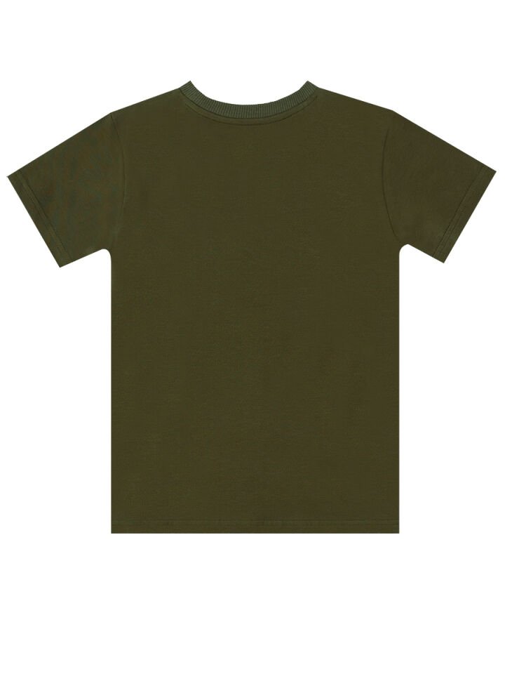 Rhino Erkek Çocuk T-shirt Şort Takım 7 Y - Haki