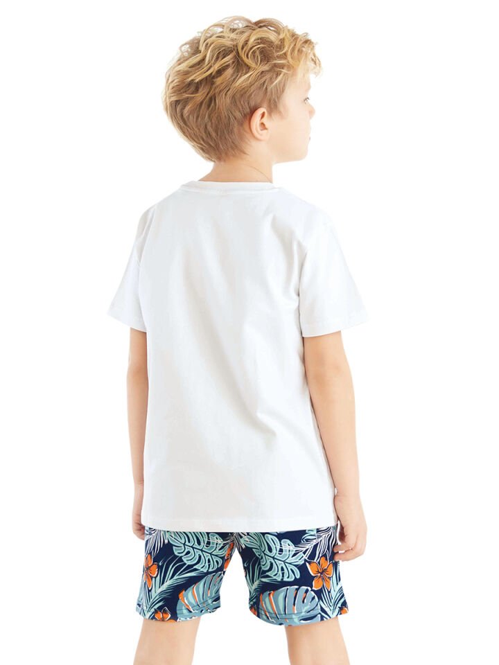 Surf Erkek Çocuk T-shirt Şort Takım 7 Y