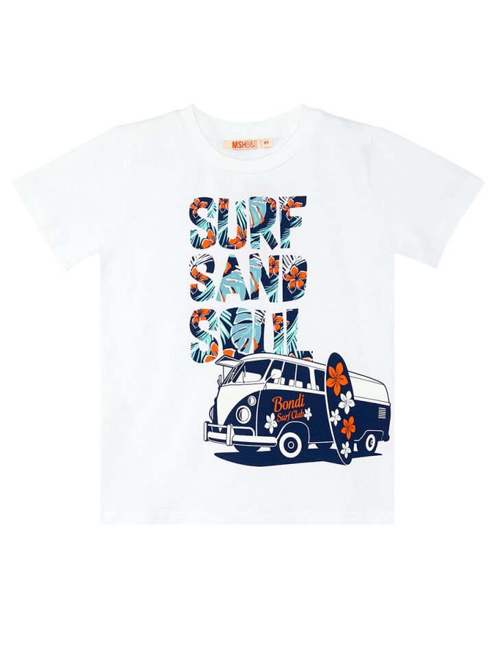 Surf Erkek Çocuk T-shirt Şort Takım 8 Y