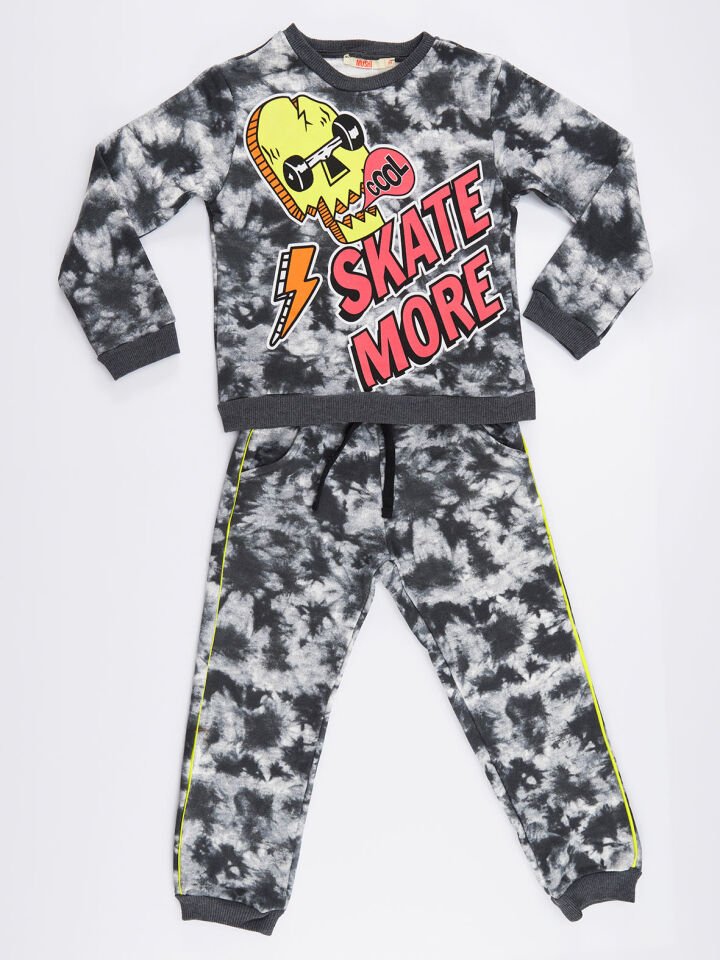 More Skate Erkek Çocuk Eşofman Takım 3 Y - Gri