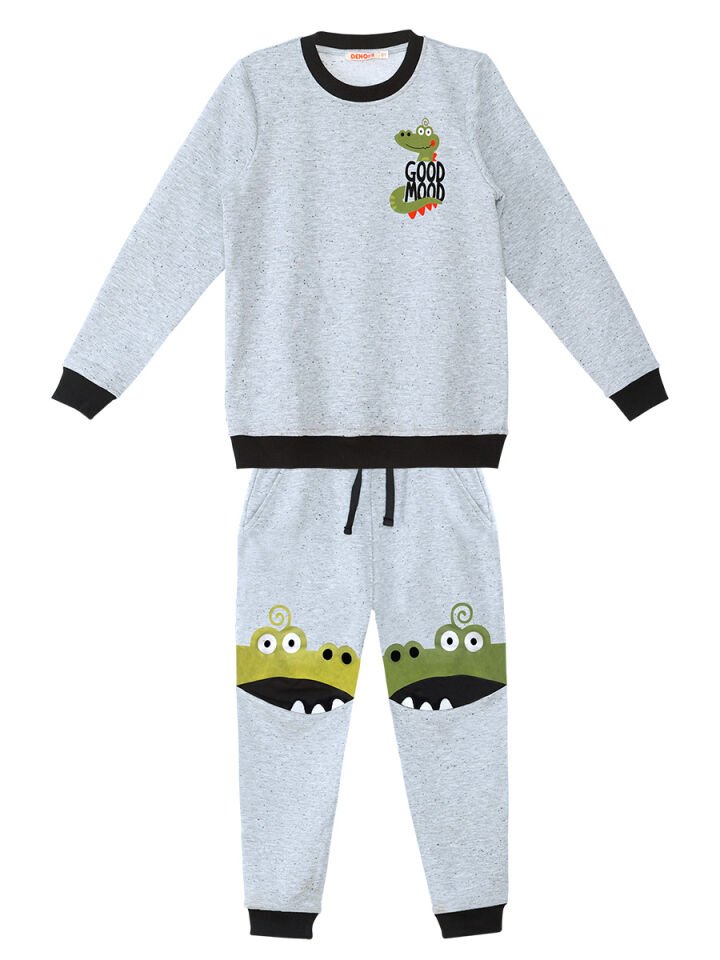 Croco Erkek Çocuk Eşofman Takım 5 Y - Gri