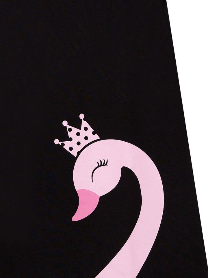 Zarif Kuğu Kız Çocuk Tüllü Elbise