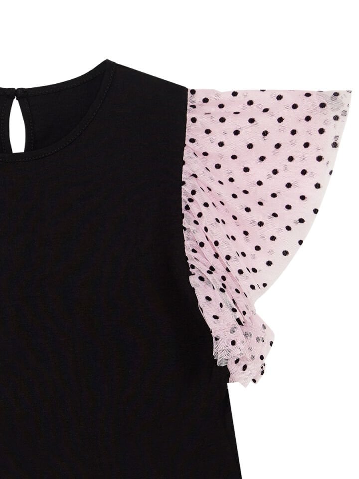 Zarif Kuğu Kız Çocuk Tüllü Elbise