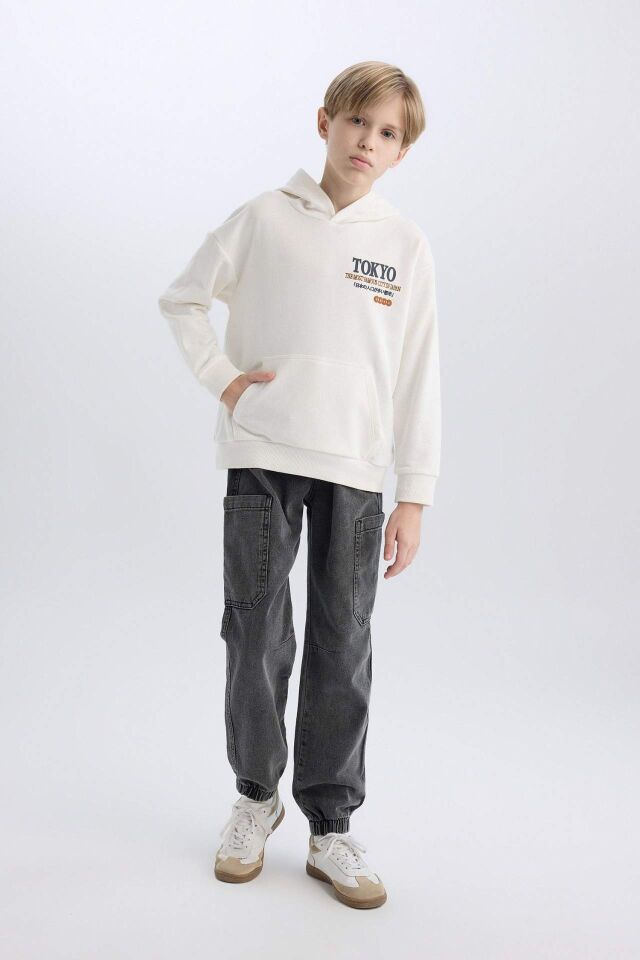 Erkek Çocuk Jogger Fit Jean Pantolon