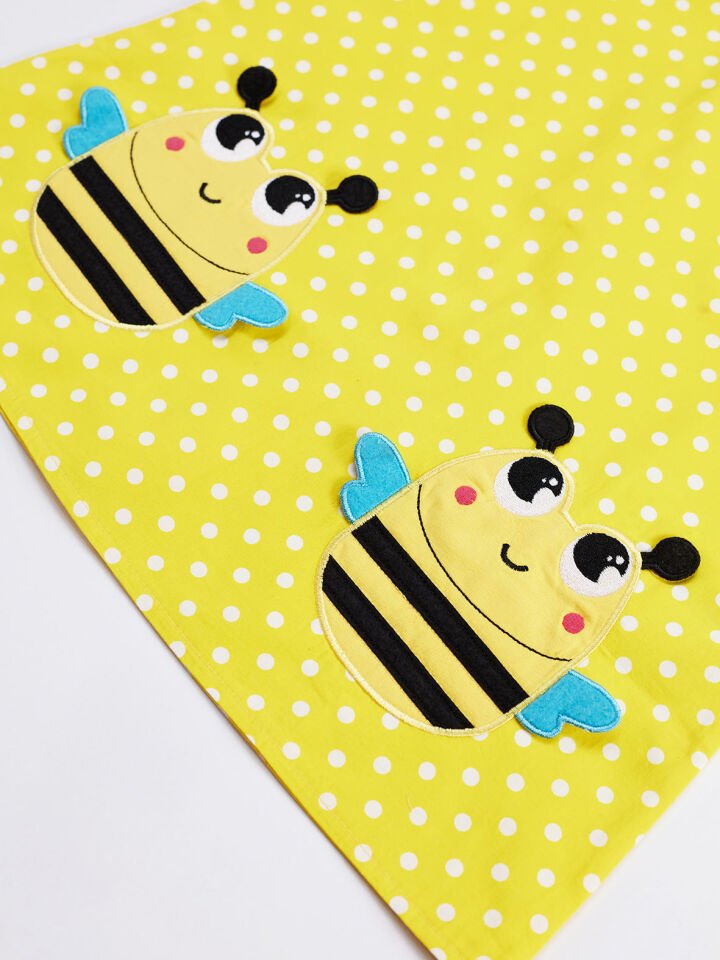 Puanlı Arılar Kız Çocuk Elbise