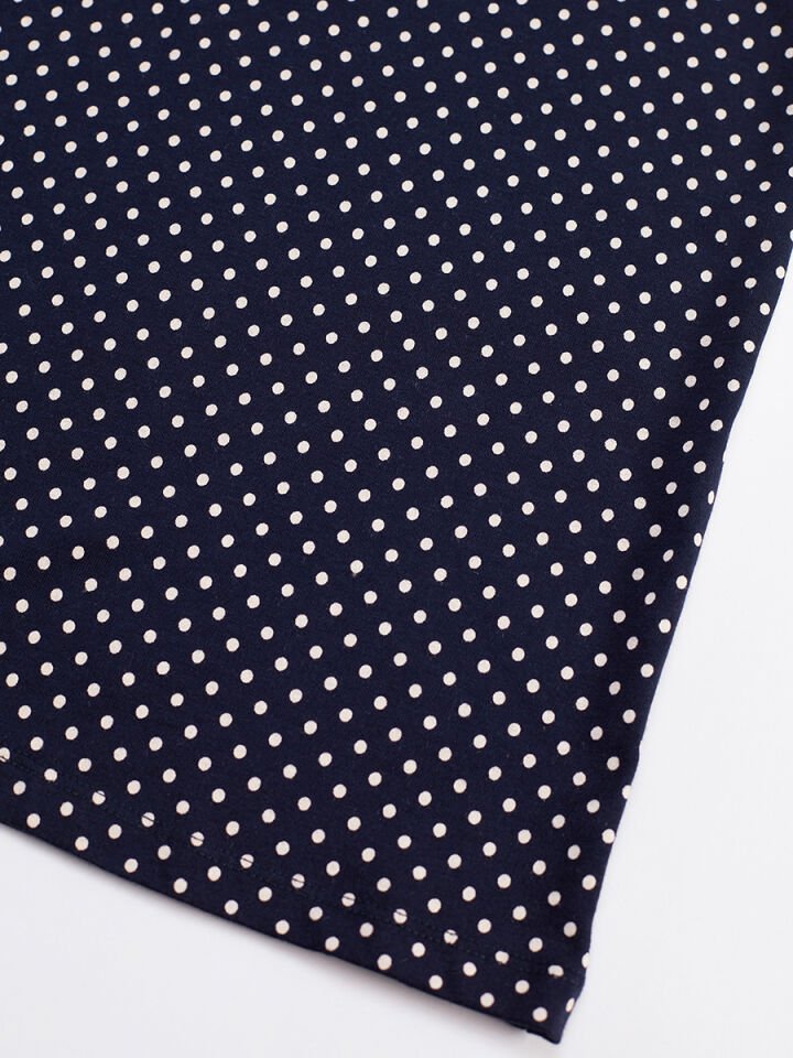 Çiçekler Kız Çocuk Puantiyeli Elbise