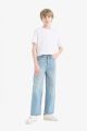 Erkek Çocuk Wide Leg Geniş Paça Jean Pantolon