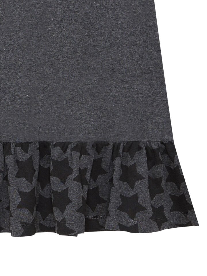 Yıldızlı Unicorn Kız Çocuk Elbise