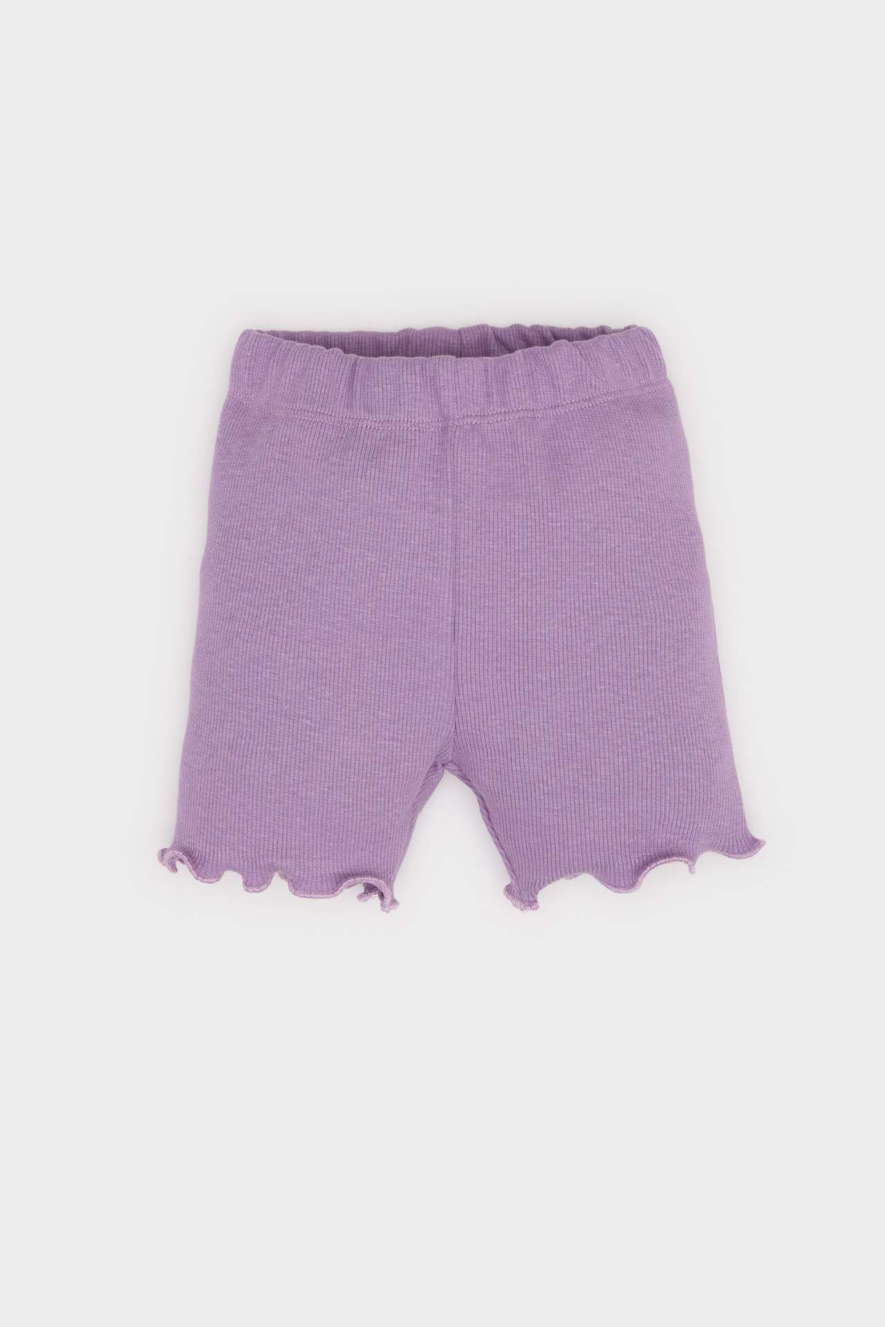 Kız Bebek Fitilli Kaşkorse Beli Lastikli Şort