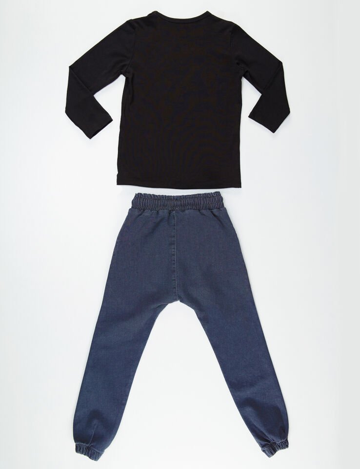 Oyuncu Erkek Çocuk T-shirt Denim Pantolon Takım