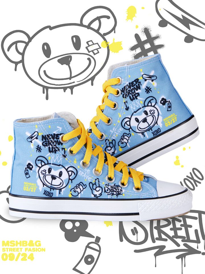 Cool Bear Erkek Çocuk Sneakers Spor Ayakkabı 31 N - Mavi
