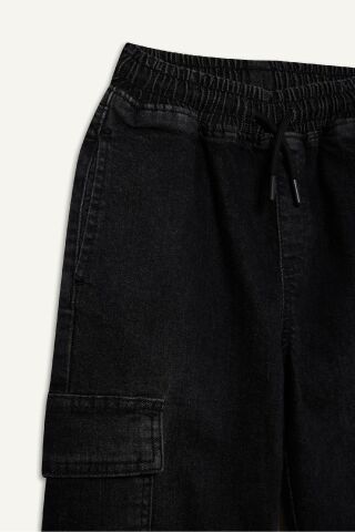 Erkek Çocuk Kargo Fit Jean Pantolon
