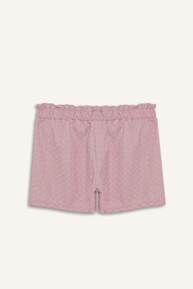 Kız Çocuk Beli Lastikli Şort