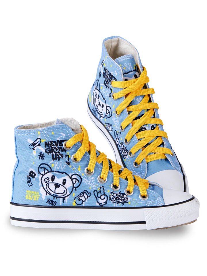 Cool Bear Erkek Çocuk Sneakers Spor Ayakkabı 34 N - Mavi