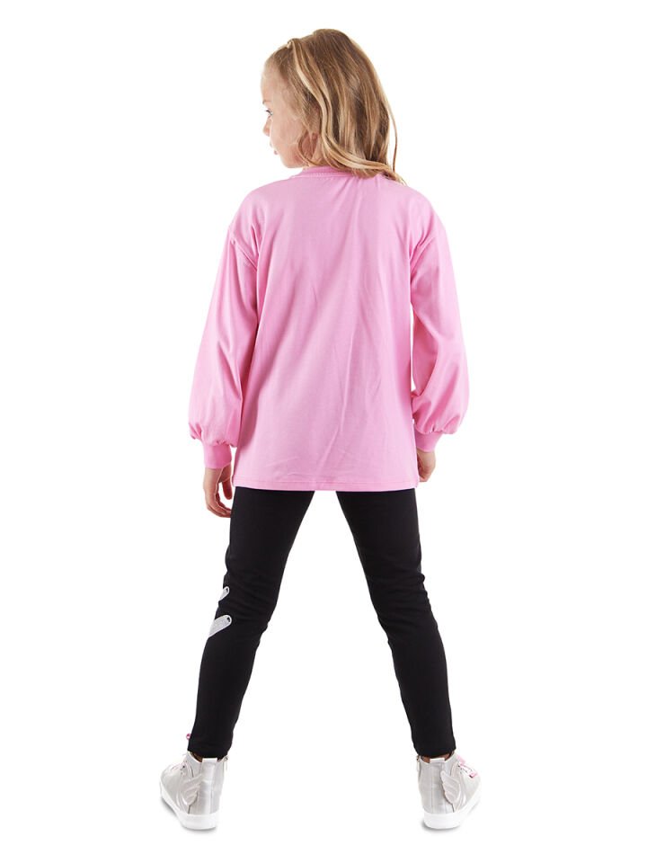 Leo Kız Çocuk Tayt T-Shirt Takım 5 Y - Pembe