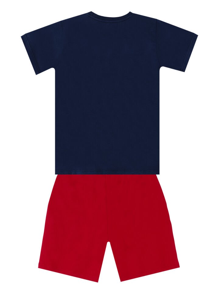 Crusher Erkek Çocuk T-shirt Şort Takım 10 Y - Lacivert