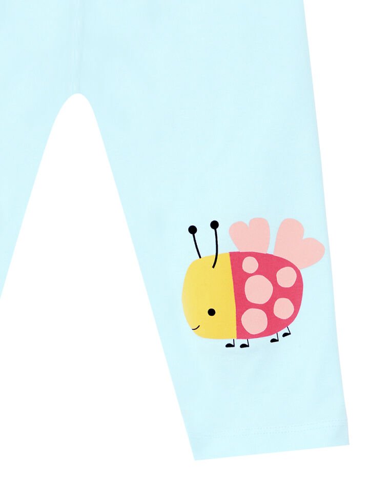 Uğur Böceği Kız Çocuk Tunik Tayt Takım