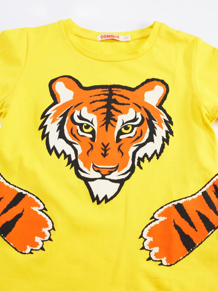 Kaplan Pençesi Erkek Çocuk T-shirt Şort Takım