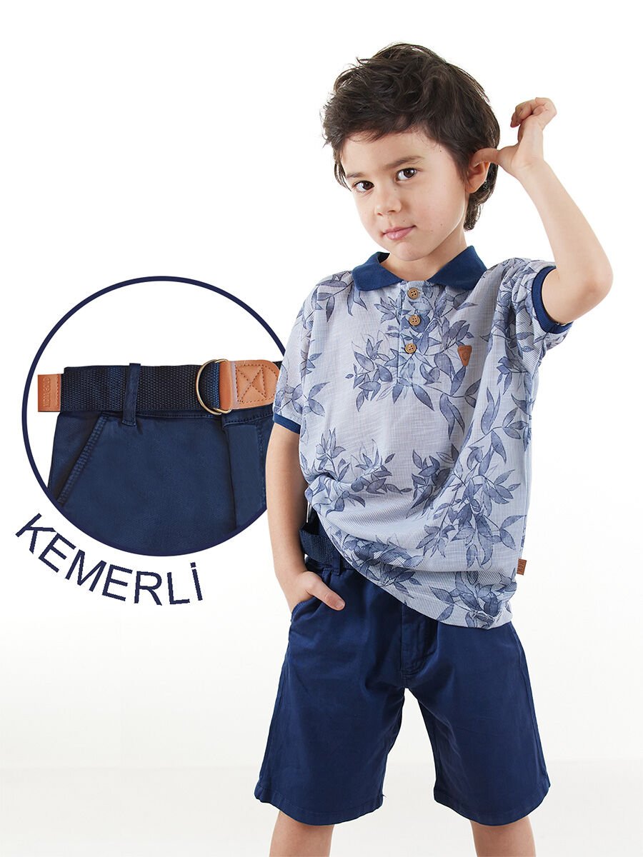 Erkek Çocuk 2'Li Takım Laci 6-7 Y - Lacivert