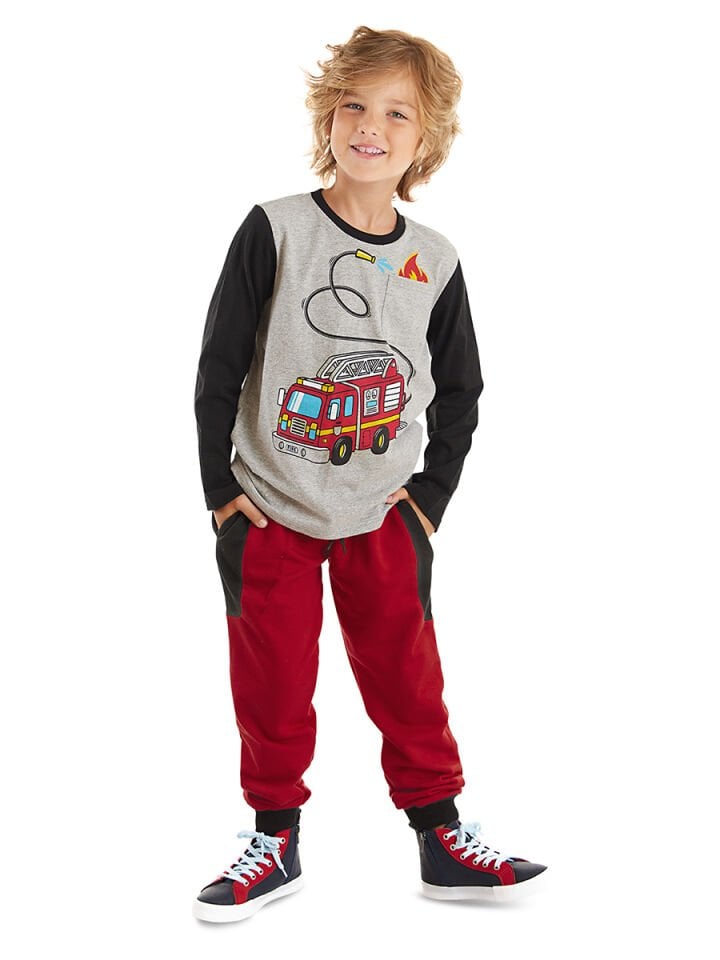 İtfaiye Erkek Çocuk T-shirt Pantolon Takım