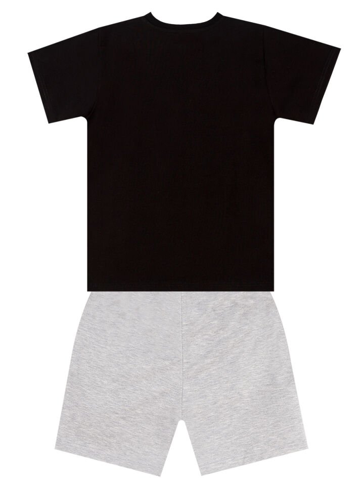 Explore Erkek Çocuk T-shirt Şort Takım 5 Y - Siyah